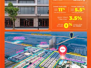 Bán shophouse vinhomes ocean park 3, giá cực chất 18,875 tỷ, 75m2, mặt tiền 6m