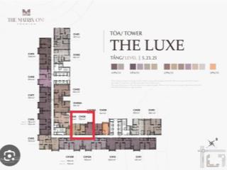 Bán căn hộ 2pn, 2wc tại the matrix one premium, mễ trì, nam từ liêm, hà nội, 135 triệu / m2