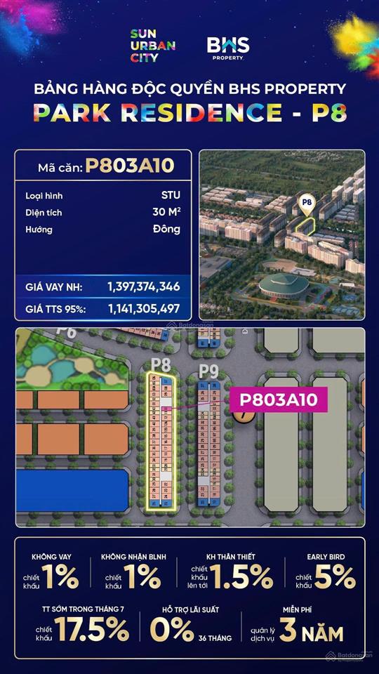 Hot! bán gấp căn studio giá rẻ nhất thị trường sunurban city hà nam