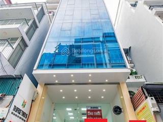 Bán tòa nhà mặt phố vũ phạm hàm, cầu giấy, 2 mặt phố, 7t thang máy, thông sàn, 92m2, mt 6m, 45 tỷ