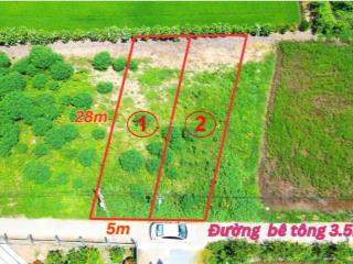 Bán 135m² thổ cư đường trần bá ân (giáp ranh bến lức)