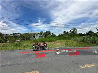 Đất thổ mặt tiền nhựa cao thị mai 5x55m, nền sẵn