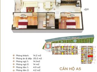 Bán cc 2pn, 2wc, 81m2 tại homyland 2, nguyễn duy trinh, q2, hcm, 4,3 tỷ
