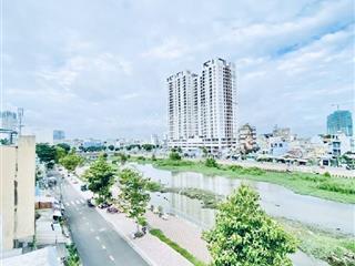 Nhà nở hậu 2 mặt tiền  view sông chill  4 tầng  dt 63m2  bùi huy bích, phường 12  quận 8