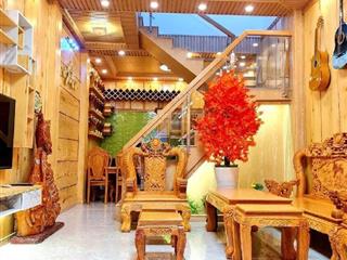 Hơn 5t có ngay nhà nội thất gỗ, hẻm xe tải đường thống nhất  gò vấp 4x10m