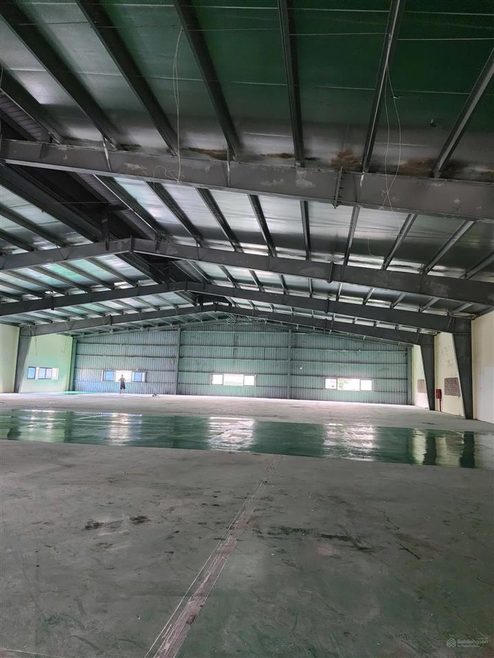 Cho thuê 1300m2 kho xưởng pccc tại cụm cn đan phượng  hà nội