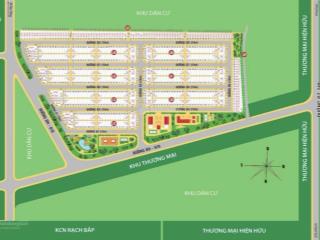 Bán đất nền dự án tại the eden city, đt 749, long nguyên, bàu bàng, bình dương, 690 triệu, 75m2