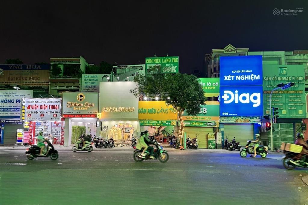Mặt tiền 865 phan văn trị p10, dt 4,4x27m, 1 trệt 2 lầu. giá chỉ 18,5 tỷ