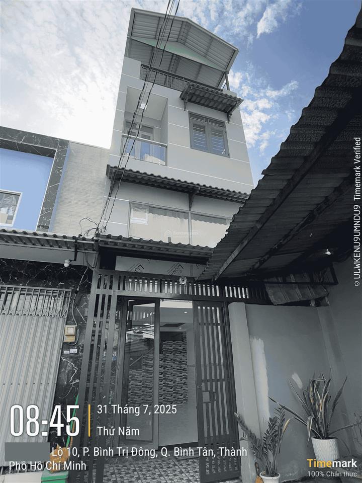 Bán nhanh nhà 4 tầng mới đẹp, shr, hẻm an ninh tỉnh lộ 10, bình tân 4.68 tỷ (tl)