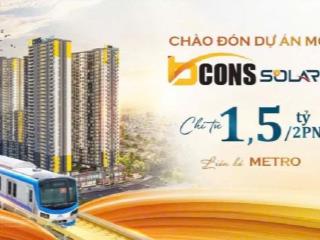 Căn hộ 2 pn ngay metro chỉ với 1.5 tỷ lãi suất 5.5%/năm ân hạn gốc 5 năm có 3 tầng tttm