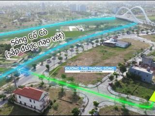 Kđt ngọc dương, vị trí sát cầu viêm đông đường 7m5 trục thông ra sông kề góc. giá chỉ 2tỷ550