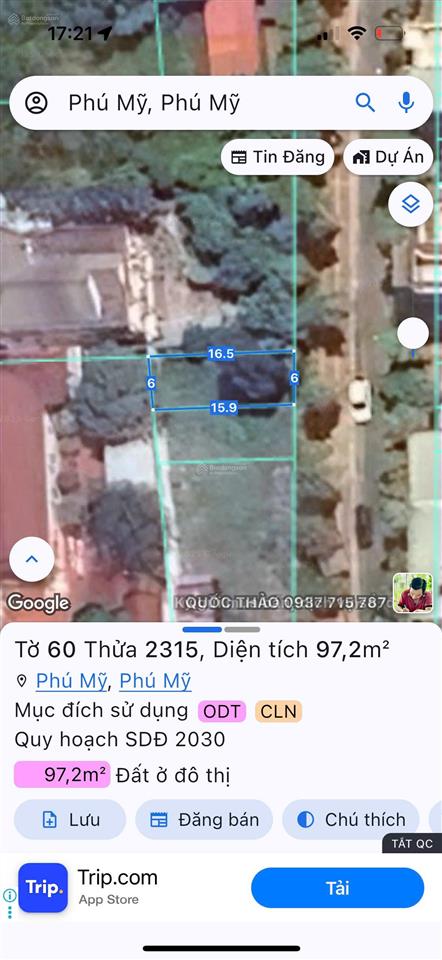 Chủ gửi lô đẹp trung tâm phú mỹ mặt tiền lý thường kiệt  hồ chí minh