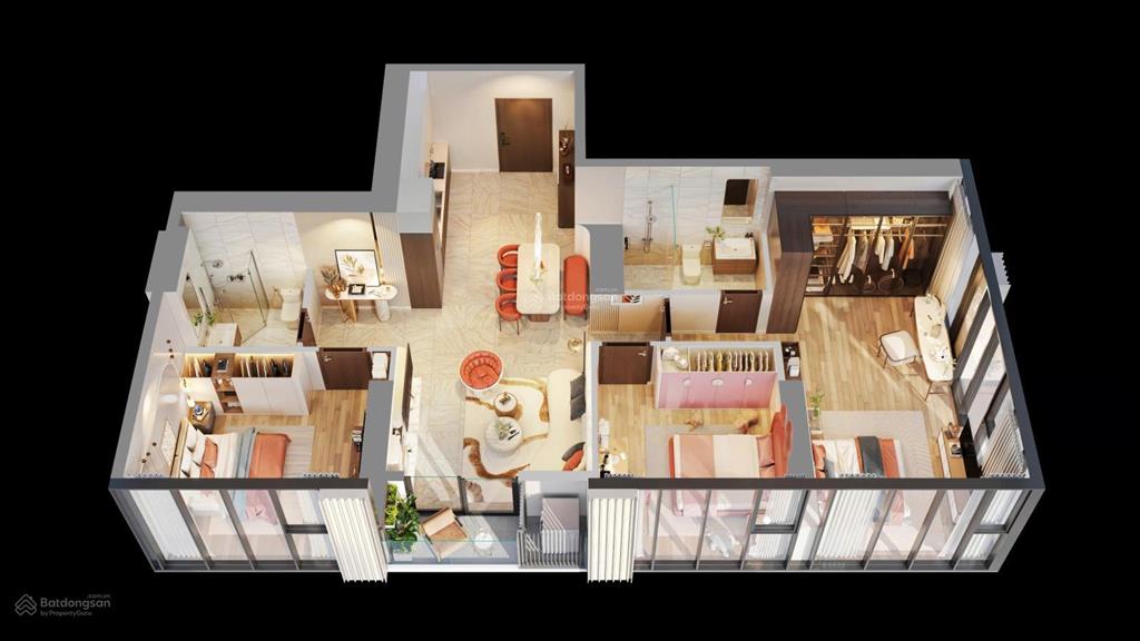 Còn duy nhất 1 căn 3ngủ ngoại giao tts giá 14,243tỷ 99,33m2143tr/m2 view tàu sắt metro siêu đỉnh