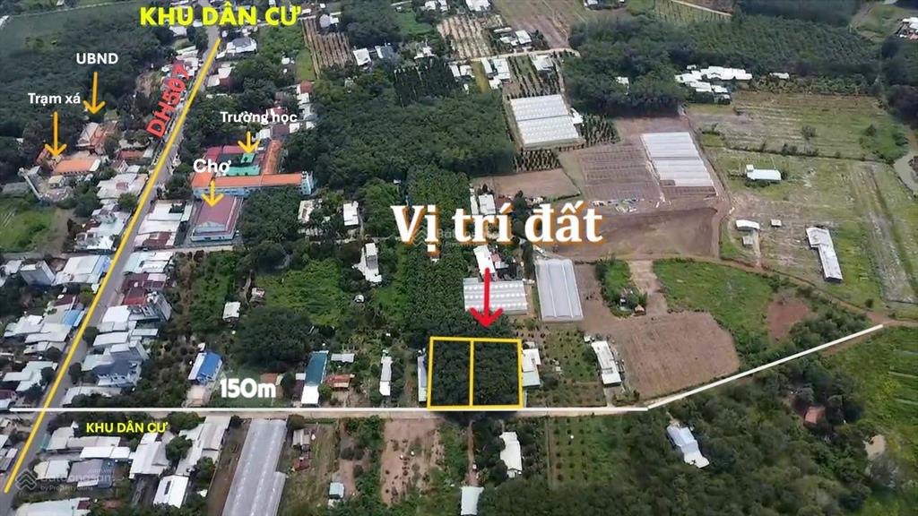 Bán đất tại dh507, an thái, phú giáo, bình dương, 650 triệu, 250m2 view đẹp chỉ với