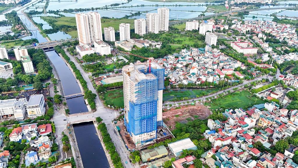 Căn hộ tầng cao 3pn  93.4m2  giá chỉ 6 tỷ, vào 1.8 tỷ nhận nhà ngay bluegem thanh trì!