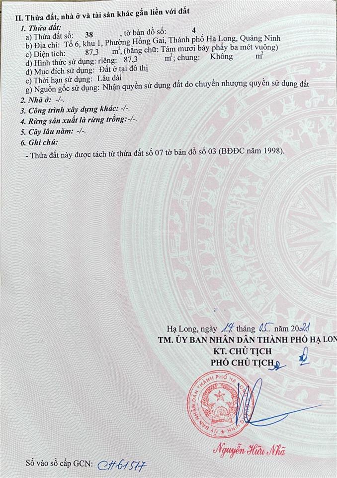 Chính chủ bán lô đất view tỷ đô đặng bá hát đồi mặt trời duy nhất còn sót lại tại hạ long giá rẻ