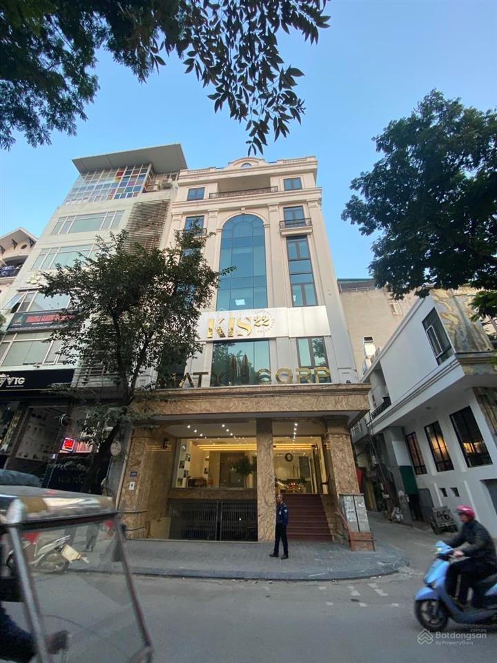 Bán toà nhà phố võ chí công ô tô tránh 170m2, 5 tầng thang máy, 1 hầm, mặt tiền 6.5m, giá 25 tỷ