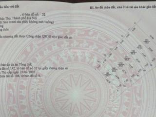 Bán đất tích giang, phúc thọ, gần trung tâm xã và cách quốc lộ 21 1 km