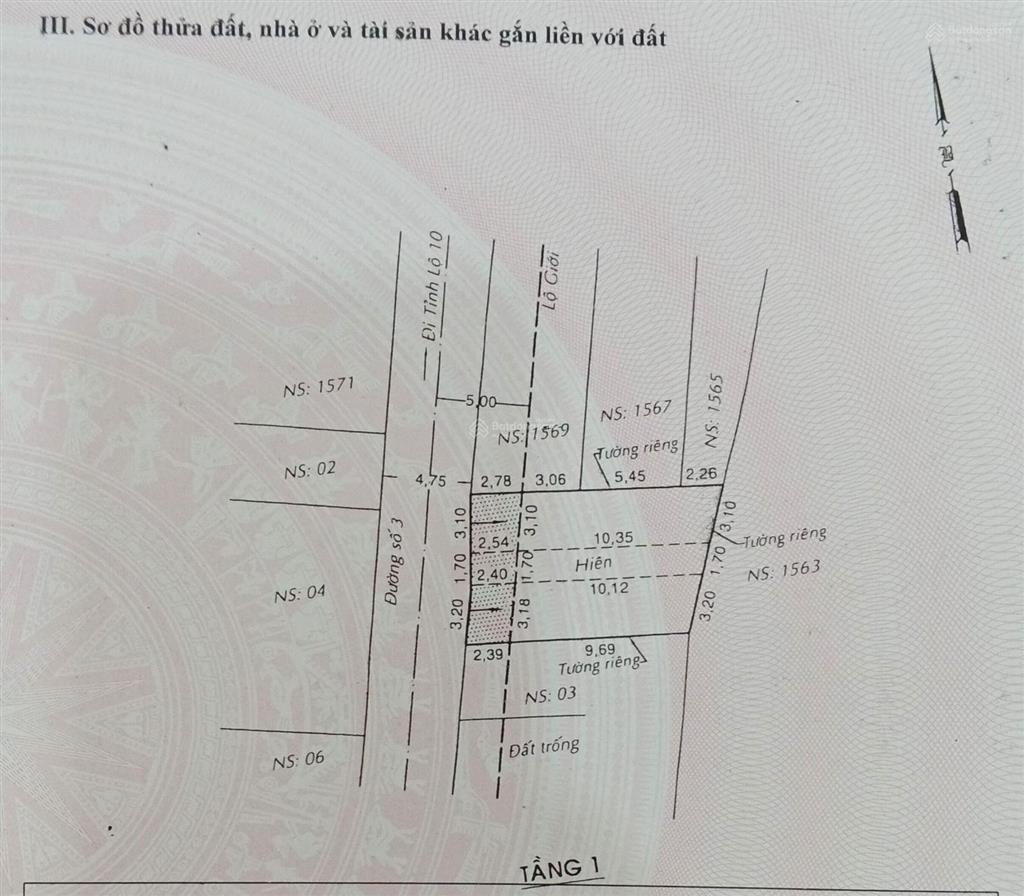 Bán mt đường số 3, tân tạo a, bình tân dt 8 x 12.5m. giá bán 6.9 tỷ thương lượng