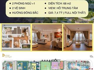 Bán cc masteri west heights tại tây mỗ, 7,4 tỷ, 62,4m2