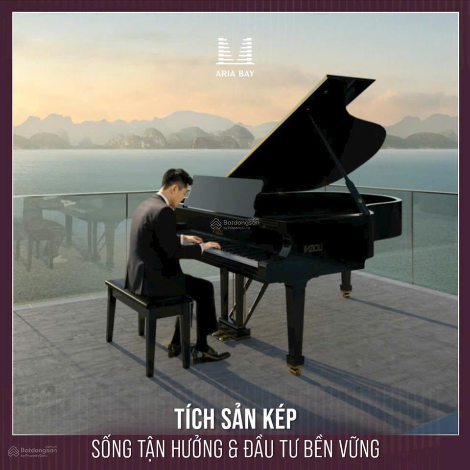 Aria bay hạ long studio giá 2 tỷ/ căn sổ đỏ lâu dài , cho thuê 2530 triệu / tháng