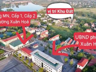 Lô góc trục chính 60m 2 mặt tiền đất ở đô thị phường xuân hoà tp phúc yên