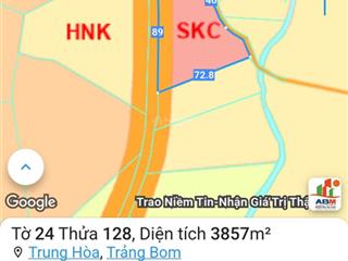 Đất sào, có nhà xưởng. tại xã trung hòa, trảng bom