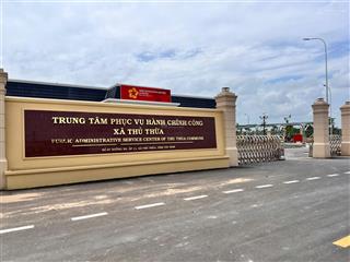 Garden riverside đất nền ven sông ngay trung tâm hành chính thủ thừa chỉ 15tr/m2