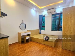 Tòa chdv nguyễn ngọc vũ! 19pkk, dt 1.3 tỷ/năm, sát phố, lô góc, sẵn vận hành, full pccc gpxd