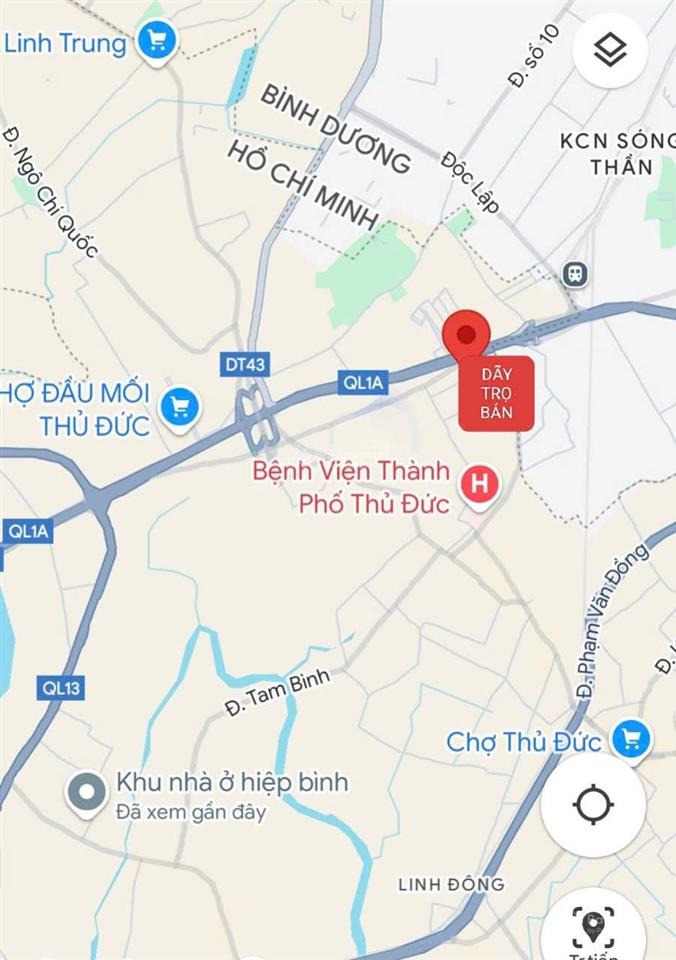 Bán dãy trọ giáp gò dưa, p. tam bình, thủ đức 135m2, 5.8tỷ/dãy sổ riêng từng dãy  có thể mua 2 dãy