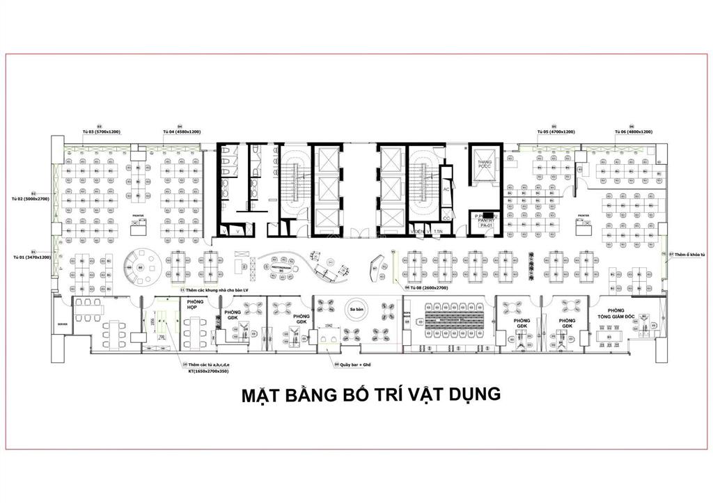 Duy nhất! văn phòng 755m2 (full nội thất) giá rẻ