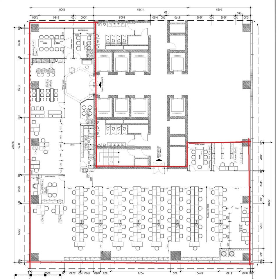 Văn phòng hạng a  680m2 (miễn phí nội thất cho 120 người) giá thấp hơn hạng b