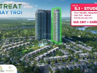 Căn hộ studio eco retreat, tỉ suất sinh lời cực kì tốt chỉ 1,8 2,2 tỷ