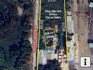 SIÊU VỊ TRÍ – (33x77) MT NGUYỄN VĂN BỨA – DT 2.500M² – GIÁ CHỈ 11,5TR/M²