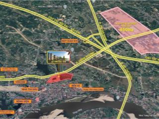 380 m2  15m mặt tiền. hơn 7 tỷ view biệt thự golden field phú lợi 2 mặt đường