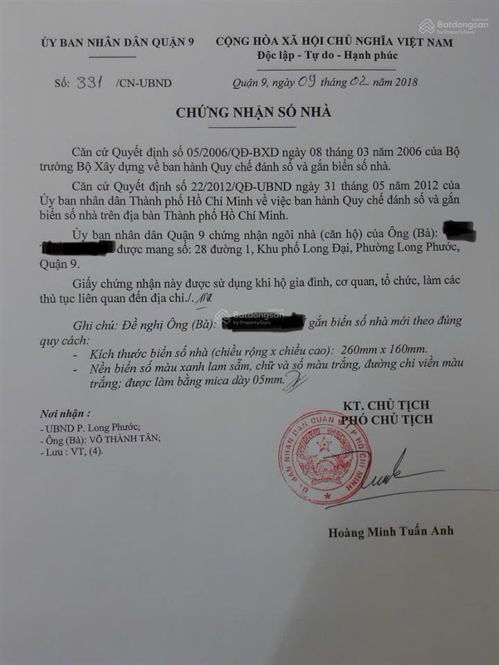 Đất biệt thự mặt tiền 28 đường số 1, kp long đại, phường long phước, quận 9, hồ chí minh 0888 788 ***