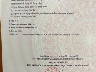 Bán gấp lô đất chính chủ  ngay trường thpt lộc thái, bình phước