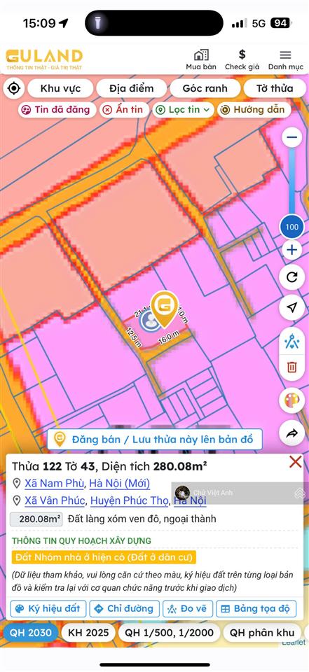 Chủ cực mót  chỉ hơn 2.8 tỷ  240m2 đất nông nghiệp đã có quy hoạch lên thổ cư  ô tô đỗ cửa