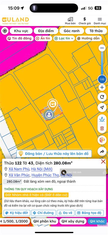 Chủ cực mót  chỉ hơn 2.8 tỷ  240m2 đất nông nghiệp đã có quy hoạch lên thổ cư  ô tô đỗ cửa