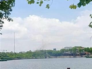 Giảm 5 tỷ cho siêu biệt thự mặt hồ văn quán, hà đông, 225m2, mặt tiền 30m