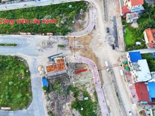 Lô góc trung tâm bắc sông cấm 230m². đối diện công viên  đường rộng 26m
