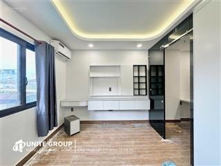 Căn hộ 1 phòng ngủ cao cấp 45m2 full nội thất sang trọng tại trung tâm bình thạnh, gần chợ bà chiểu