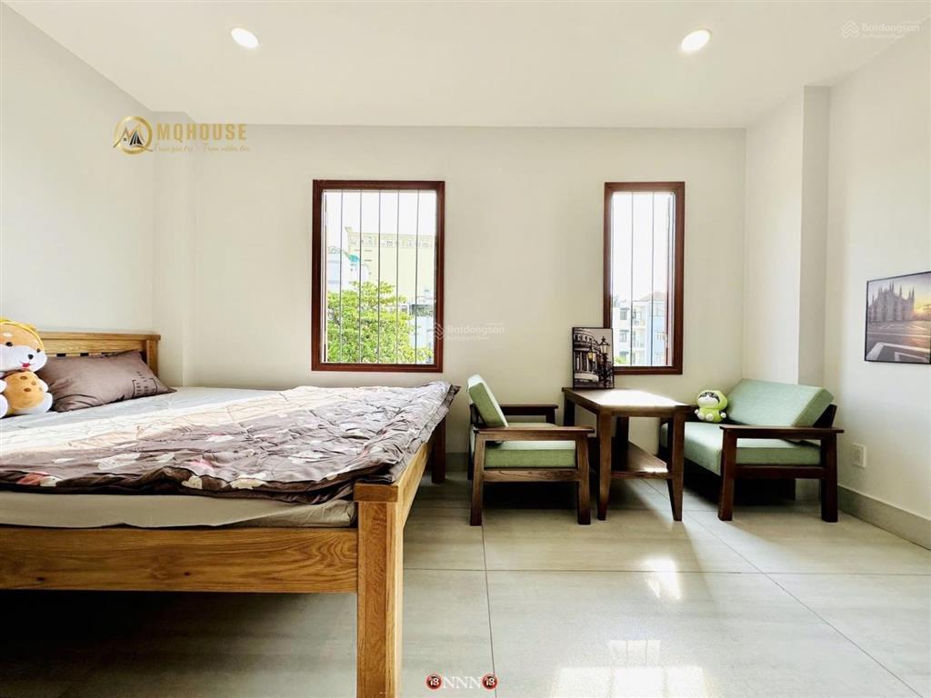 Cho thuê chung cư mini 35m2 gần đh văn lang, nhà thang máy, cửa sổ lớn, full nội thất