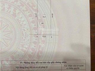 Bán nhà him lam thường tín. dt 73,1m2 mặt đường 18m siêu đẹp