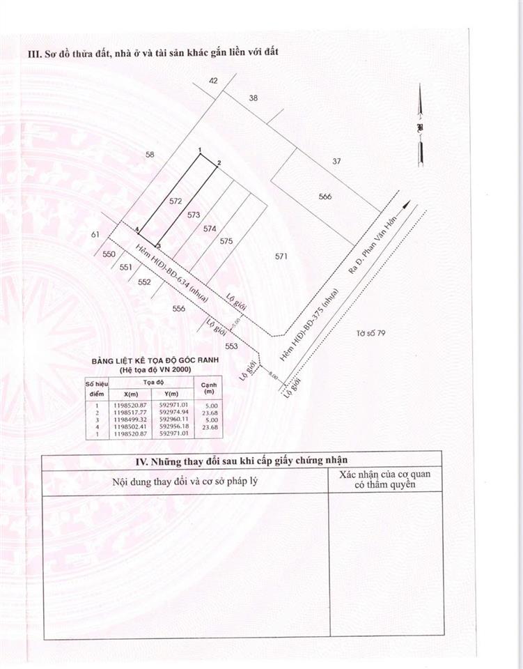 Cg bán đất tại đường tiền lân 14, bà điểm, hóc môn, hồ chí minh, giá tốt, view đẹp