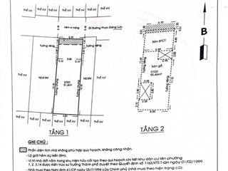 Ngang 5.7m nở hậu 6m, hẻm xe tải, 107m2, khu cư xá phan đăng lưu, bình thạnh, thông vạn kiếp, 19t.