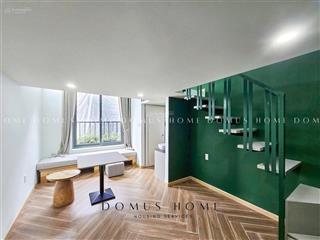 Cho thuê căn hộ duplex cao 4m, full nội thất, ban công ở trần xuân soạn, kế bên lotte mart quận 7