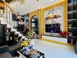 Hẻm xe hơi 3tầng phạm văn chiêu, p14, gv, dt 4x8m nhà đẹp full nội thất giá 5,68tỷ