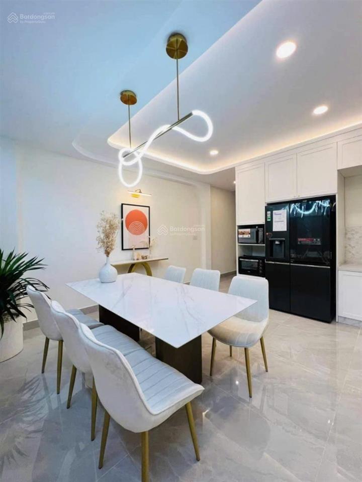 Siêu phẩm gò vấp  phan huy ích  xe tải thông gần mt  77m2  4 tầng btct  nội thất cao cấp. 9.9t