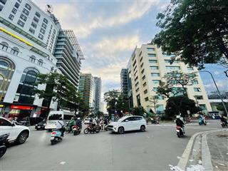 68 tỷ sở hữu toà nhà lô góc mặt phố trương công giai 130m2*10t mt 8m vỉa hè văn phòng dòng tiền cao